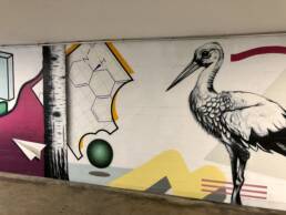 Viva Colores Bahnhofunterführung Schlieren Graffiti Sprayer Sprayerei Wandbild Malerei Unterführung